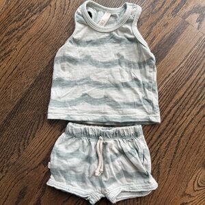 Childhoods Clothing Ringer Tank Top and Slub Boy Shorts